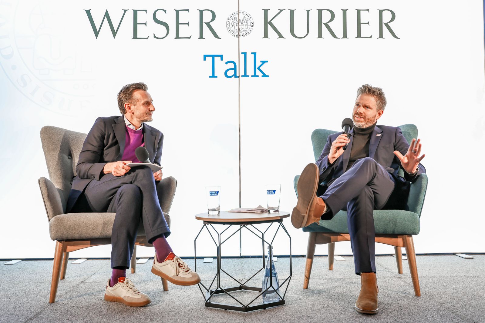 Piel's Position mit Verfassungsschutzchef Thorge Köhler
